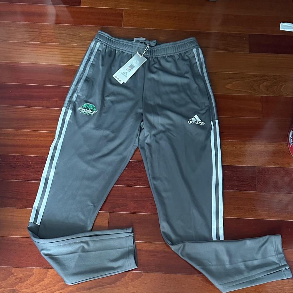 Adidas Binghamton Track Pant with White Stripes NWT